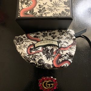 Gucci Double G Brooch